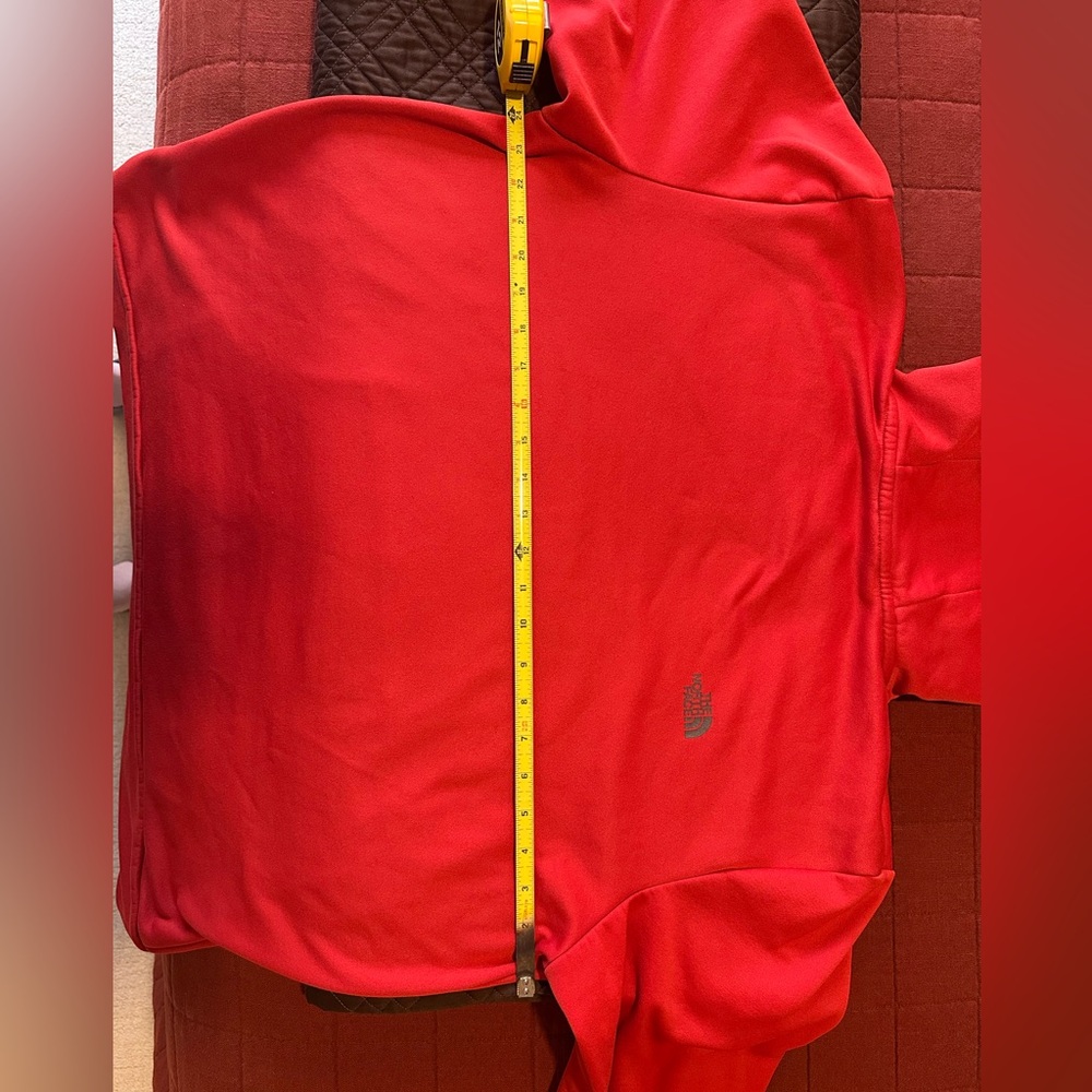 The North Face orange/red Hoodie - Picture 4 of 5